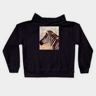 Zebra colourful Kids Hoodie